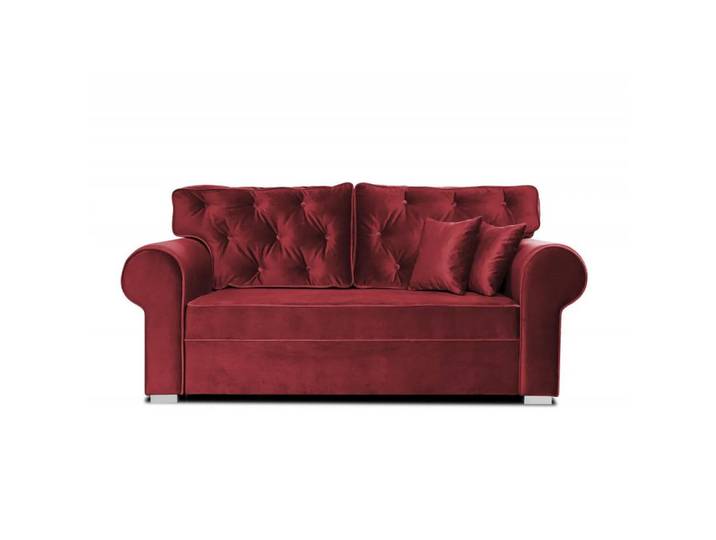 NACANAPA Sofa MONACO PIC 2, T30-Schaum + Bonell-Feder, Keine Schlaffunktion, elegante, gesteppte Kissen