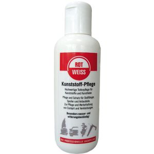 RotWeiss Kunststoffpflege 7250, Tiefenpflege, für Auto-Kunststoff und -leder, 250ml
