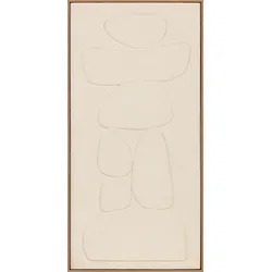 Gemälde STONE HARMONY (BHT 60x120x4,50 cm) - beige - BHT 60x120x4,50 cm