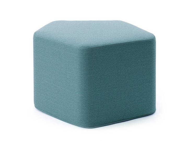 Softline Schemel Lake türkis, Designer busk+hertzog, 63x40x52 cm