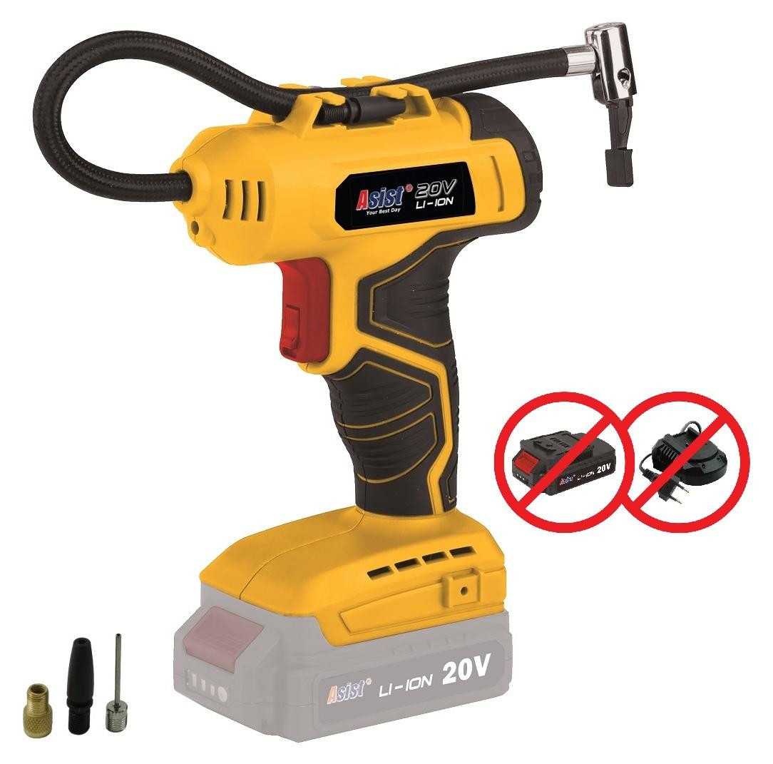 ASIST AKU GANG AE7C20A Compressor, 20 Volt, 10 Bar
