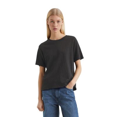 T-Shirt MARC O'POLO DENIM, Damen, Gr. XL, schwarz, Jersey, Obermaterial: 100% Baumwolle, loose fit, Rundhals, Shirts T-Shirt, im cleanen Basic-Look