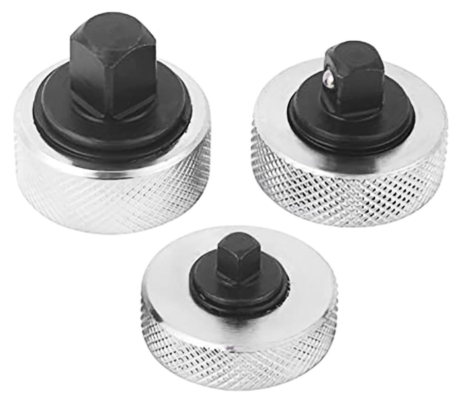 Merkloze 3 stuks vinger ratchet set voor compacte sleutels