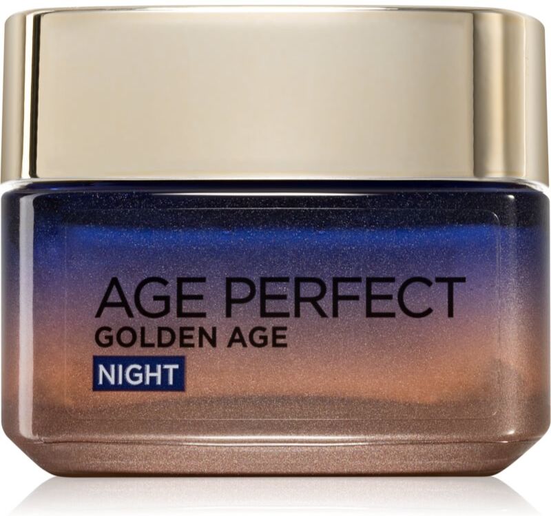 L’Oréal Paris Age Perfect Golden Age Nachtcreme gegen Falten für reife Haut 60+ 50 ml