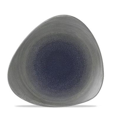 Churchill 12 x Teller dreieckig 19,2cm STONECAST AQUEOUS fjord