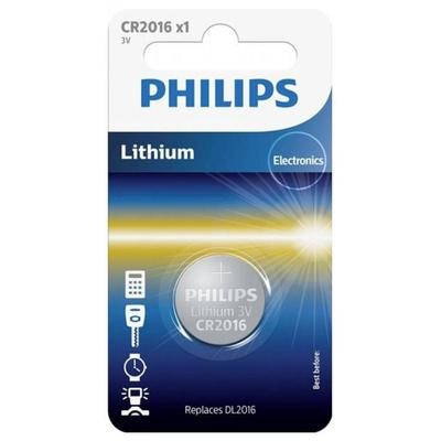 Philips Knopfzelle CR2016 3V 1 St. Lithium Minicells