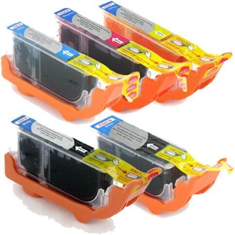 Q-Nomic Pack ahorro PGI525 + CLI526 x 5 colores