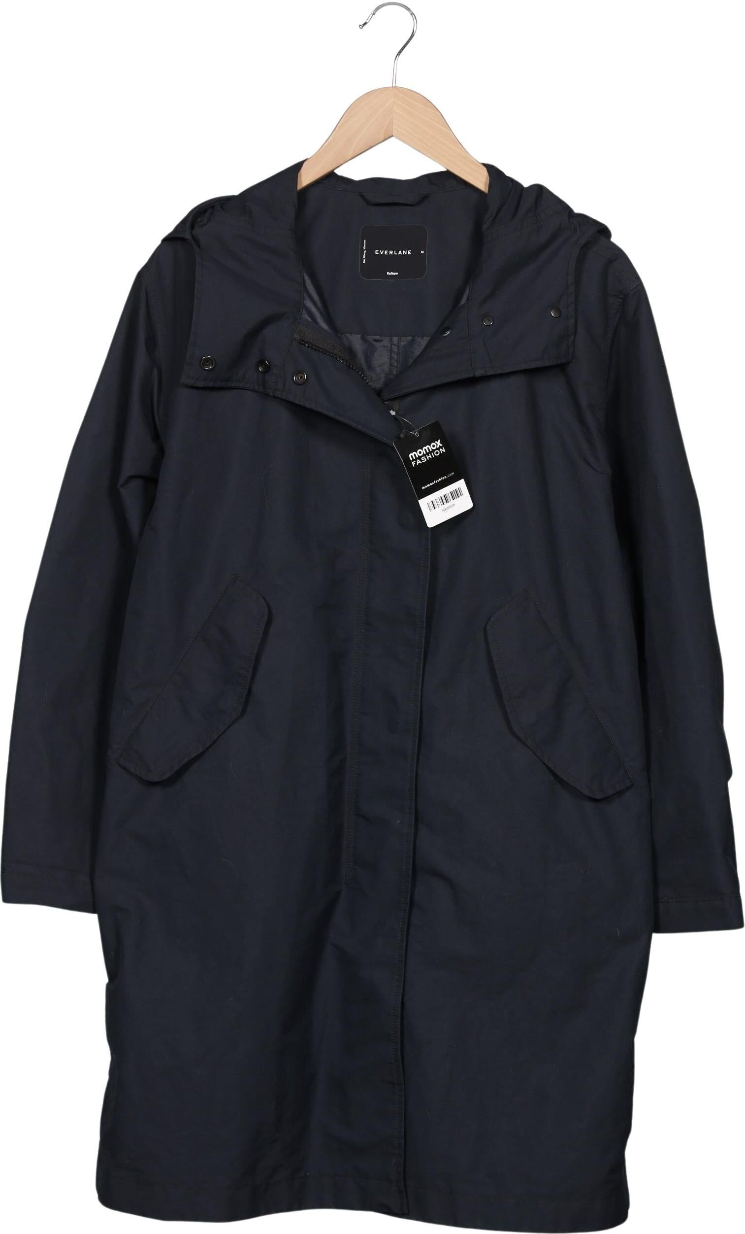 Everlane Damen Mantel, Marineblau, Gr. M, Synthetik - Second Hand