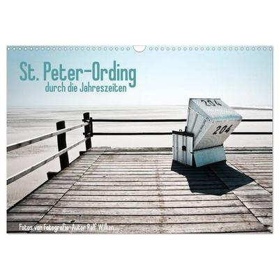 St. Peter-Ording durch die Jahreszeiten (Wandkalender 2027 DIN A3 quer), CALVENDO Monatskalender