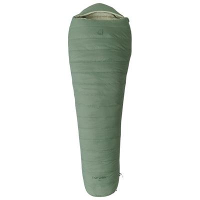 Nordisk - Ides -5° Mummy Sleeping Bag - Daunenschlafsack Gr L - bis 190 cm Zip: Left Grün