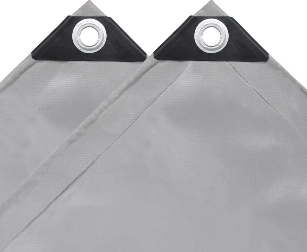 vidaXL Bâche 650 g / m² 3x4 m Gris