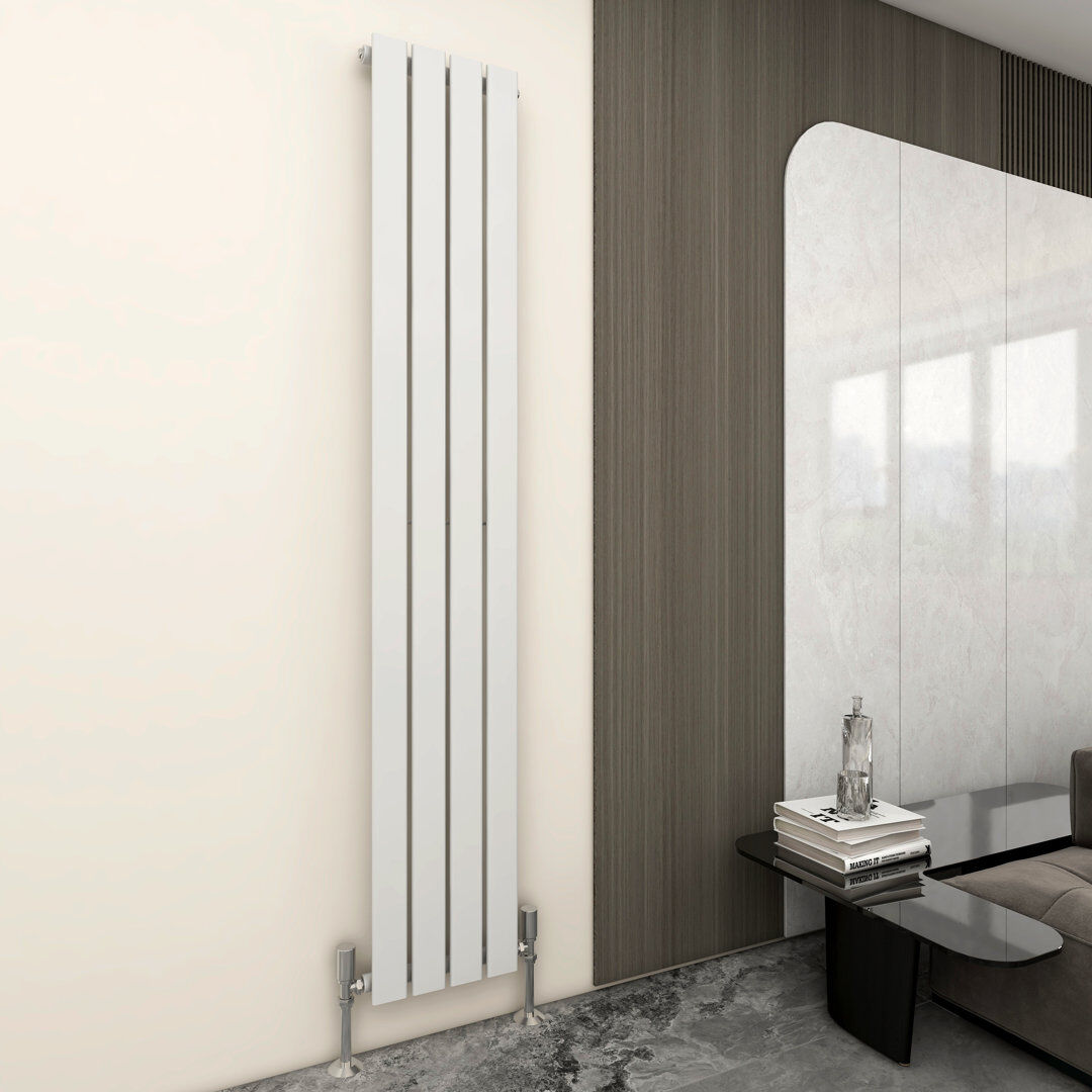 Symple Stuff Aarvik Designer Radiator White 1800cm H x 272cm W