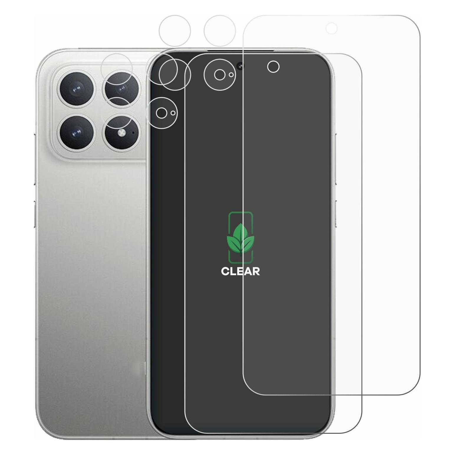ScreenLeaf Schutzfolie für Xiaomi Poco F8 Pro (Display+Kamera) Displayschutz Display Schutz Folie Klar (2 Stk., Xiaomi Poco F8 Pro) (6161524)