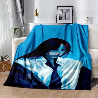 Uplift Picks Billie Eilish Flannel Throw Blanket Soft Warm Music Fan Bed Cover 4 100x150 Cm
