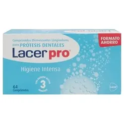 Lacer Pro Limpiador Prótesis Dental 64 Comprimidos