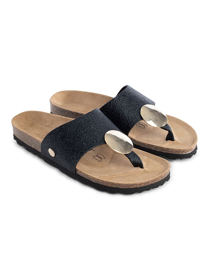 Sunbay Zehentrenner "Maria" in Schwarz - 39