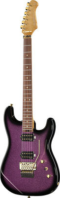 Harley Benton ST-80FR HH ASB Amethyst Sparkle Burst