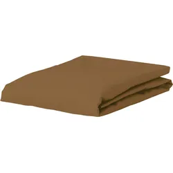 The Perfect Organic Jersey Bettlaken mit Gummizug 100 x 200 cm Kaffee