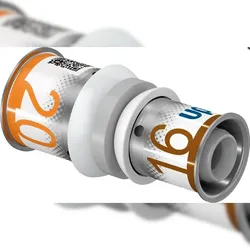 Uponor Kupplung S-Press PLUS reduziert aus PPSU 20x16mm
