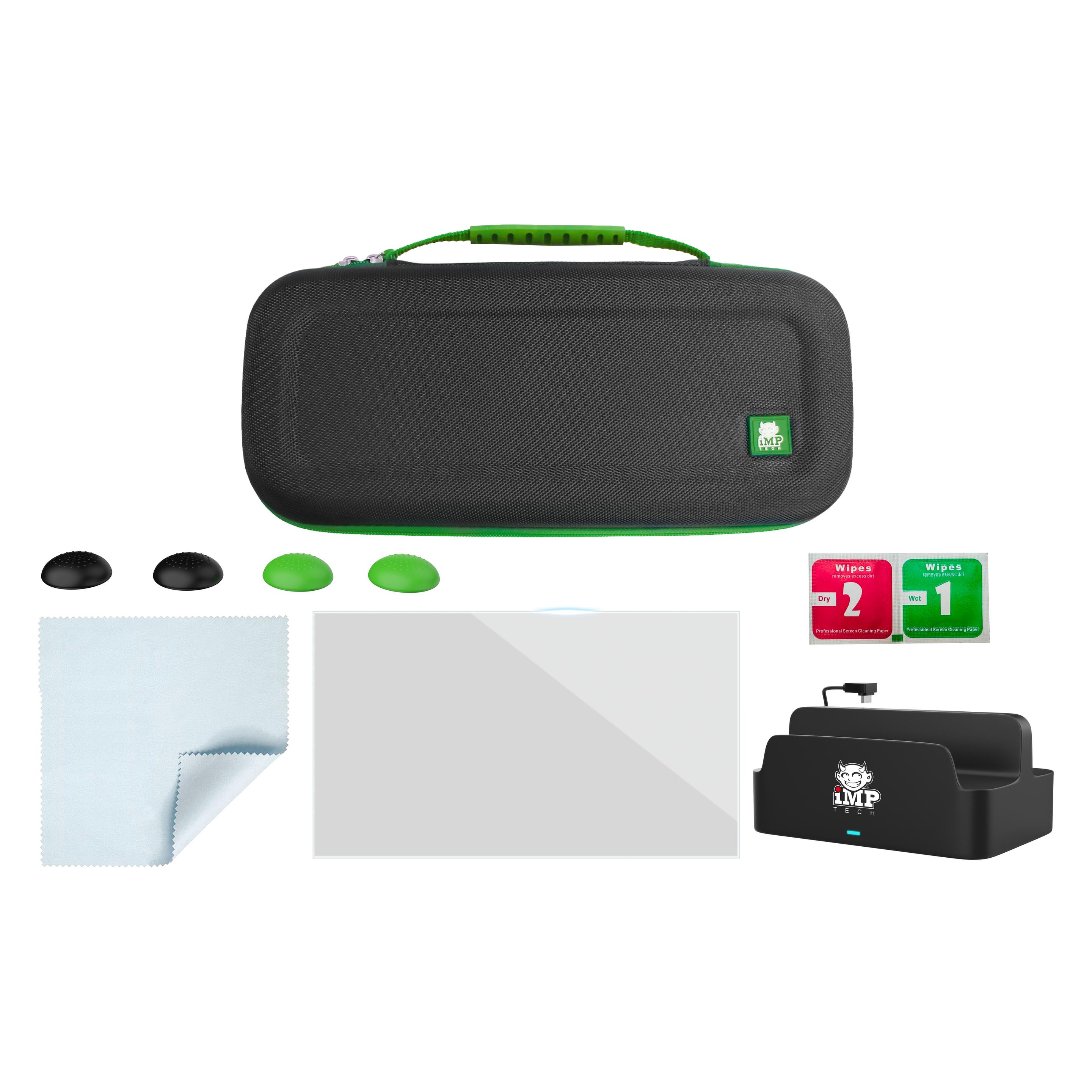 IMP Tech - Schutz- und Ladepaket mit Hülle, Ladestation, Displayschutz aus gehärtetem Glas und 4 Thu (Xbox Series X) (5060176365940)