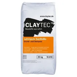 CLAYTEC Lehmputz SanReMo HW - 25 kg Sack