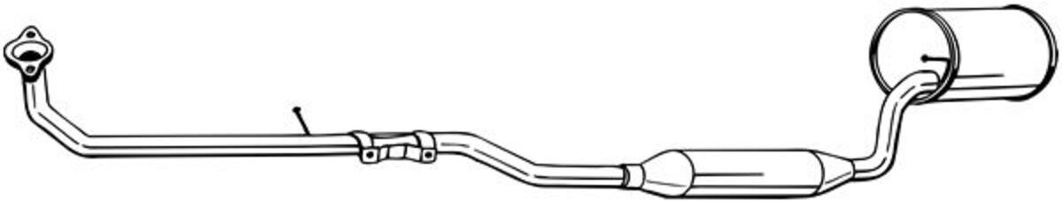 Bosal Silenziatore frontale 292-511
