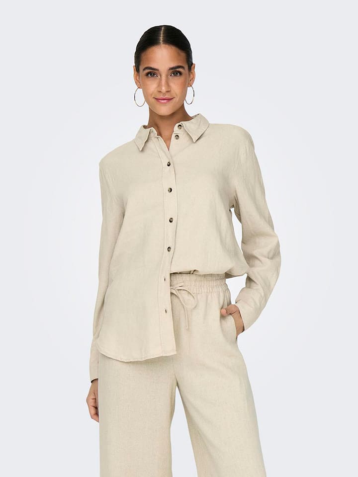 JDY Hemd in Beige - M