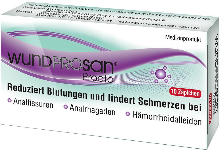 Wundprosan Procto Suppositorien 10 St