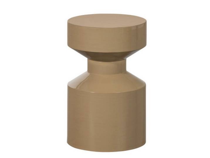 daslagerhaus living Beistellschrank Beistelltisch Fire Metall beige