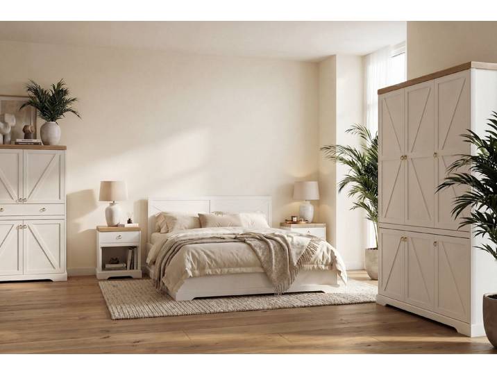 ROYAL24_MARKT Schlafzimmer-Set Bellmont 5-teilig – Klassische Eleganz, (Schlafzimmer-Set, 5-tlg., Premium - Bellmont), Beste – Klassisch – Zeitlos