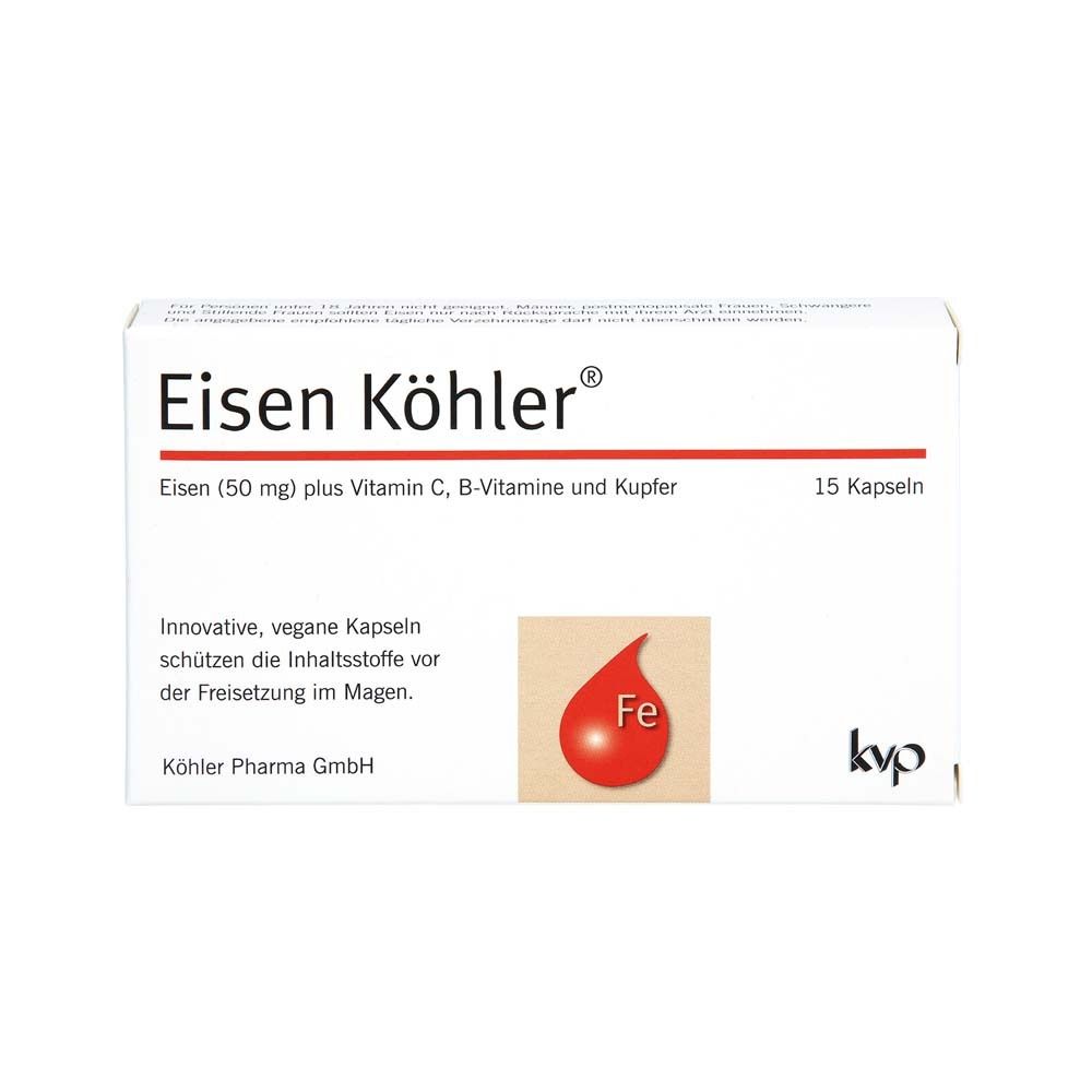 Eisen Köhler Kapseln 15 St