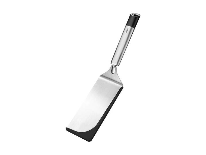 Pfannenwender GEFU Primeline 32.5 cm , schwarz, silberfarben, Küchenpaletten, Pfannenwender