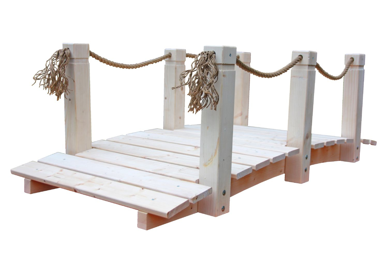 XXXGASPOSPORTARTIKELGMBH Teichbrücke natur 152 x 67 x 50 cm 16886778