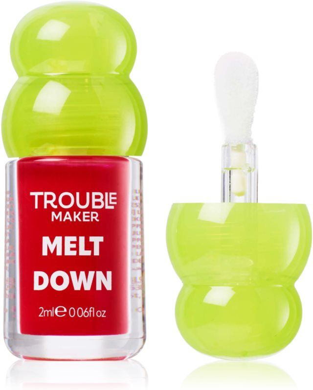 Trouble Maker Melt Down Lip Oil Lip Oil shade Overload Pink 3 ml