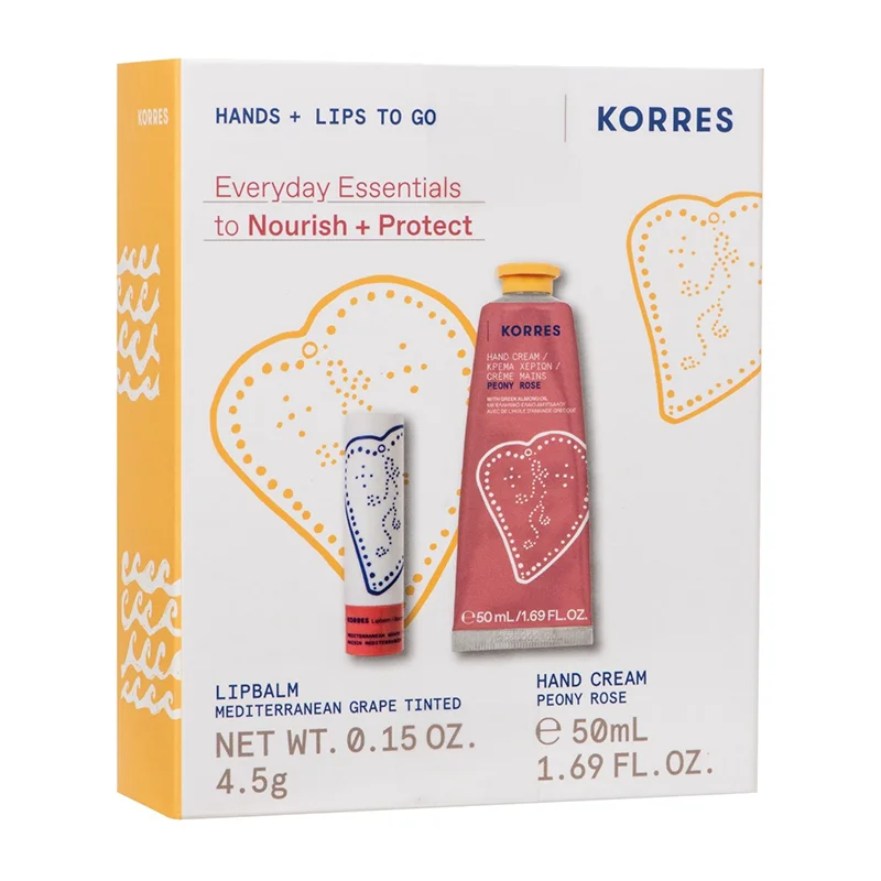 KORRES Hand- und Lippen Pflegeset Peony Rose, 1 Stück 21013617