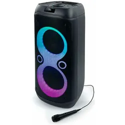 Muse Speakers Portable Party Box Speaker M-1937 DJ 600 W Bluetooth Black Portable Wire (12 h), Bluetooth Lautsprecher, Schwarz