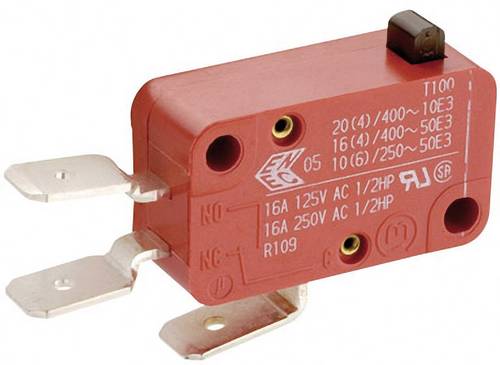Marquardt 01004.1001-01 Mikroschalter 01004.1001-01 250 V/AC 8A 1 x Ein/(Ein) tastend 1St.