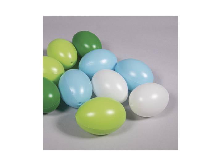 Rayher Plastik-Eier 6 cm 10 Stück