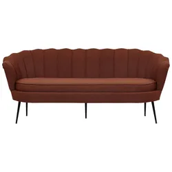 Sofa Calais ca. 180 cm Rostfarben