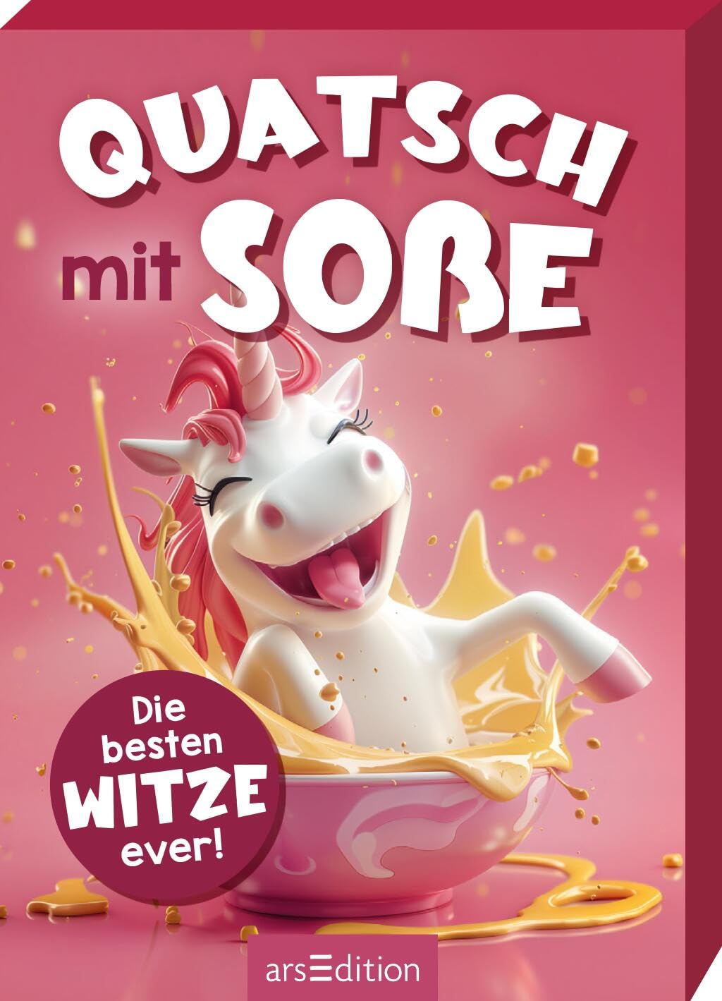 Ute Löwenberg - Quatsch mit Soße (Einhorn): Die besten Witze ever! Kartenbox: Die besten Kinderwitze für Kids ab 8 Jahren - Preis vom 01.10.2026 17:08:56 h