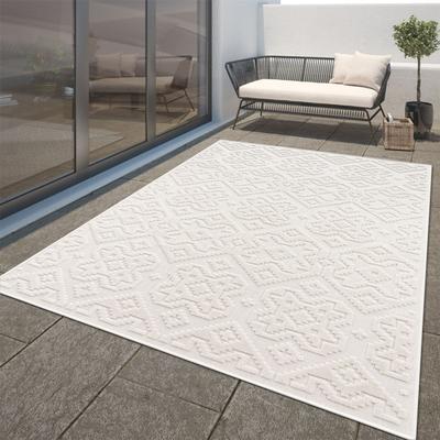 Paco Home In- & Outdoor Rug Marrakesh Boho Pattern with High-Low Effect