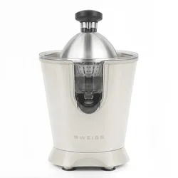 Elektrische Zitruspresse  ZEST8, tropffreier Ausgießer, leistungsstarker Gelenkarm, 160 W, Beige