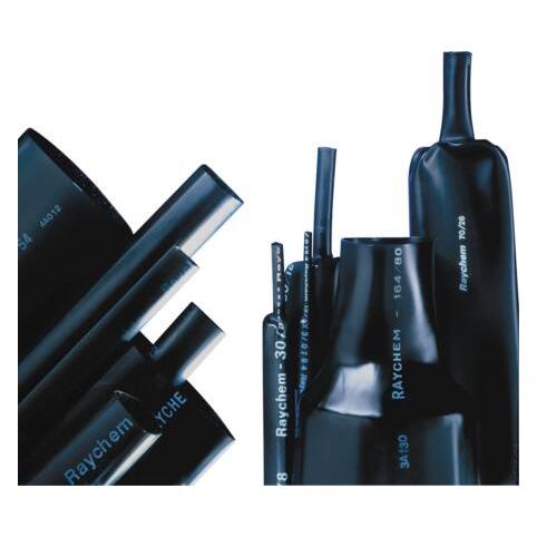 Raychem Schrumpfschlauch mit Kleber Ø16/5-1000mm MWTM mittelwandig schwarz (262852-000)