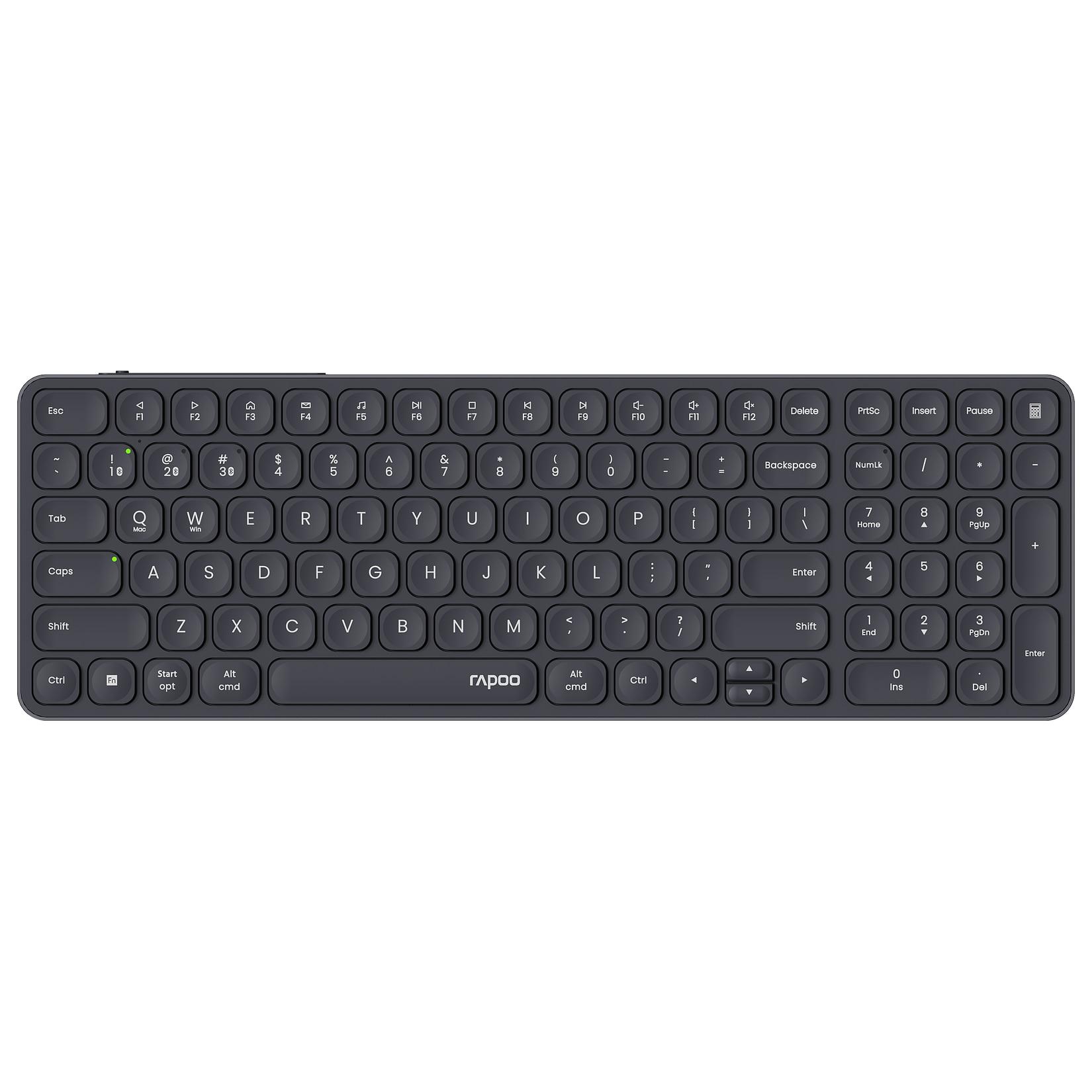 RAPOO E9710M.DE.DARK GREY Multi-Mode Wireless Keyboard