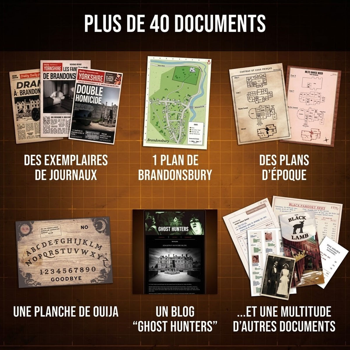Platonia Games Dossiers Criminels - Les Fantômes de Brandonsbury