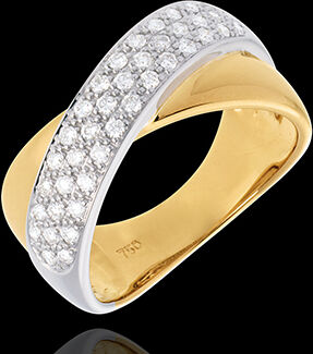 Edenly Diamantring Tandem - 0.4 Karat - 40 Diamanten