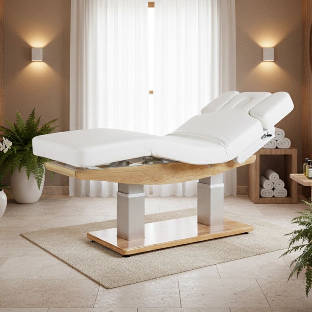 Weelko Lettino elettrico 4 motori con riscaldamento per centro estetico massaggi spa Troch Smart