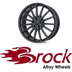 Brock B43 8,5x20 5/130 ET35 Schwarz Glanz