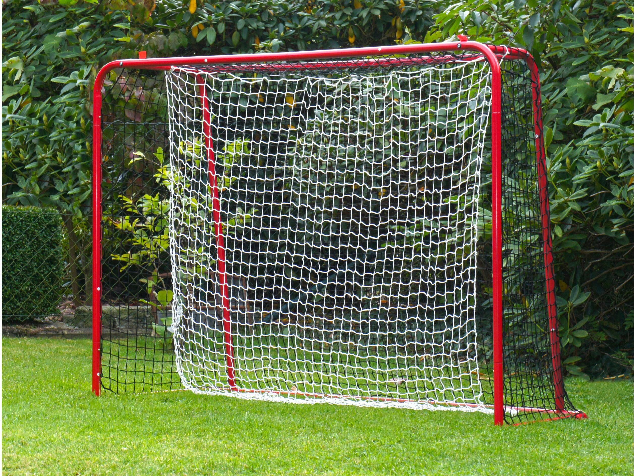 Hockeytor HUDORA "Unihockeytor Rot", rot, Sport-Tore, B/H/L: 160cm x 115cm x 56cm, Stahl, Hockeytor, B:160cm H:115cm L:56cm rot B/H/L: 160cm x 115cm x 56cm, Stahl