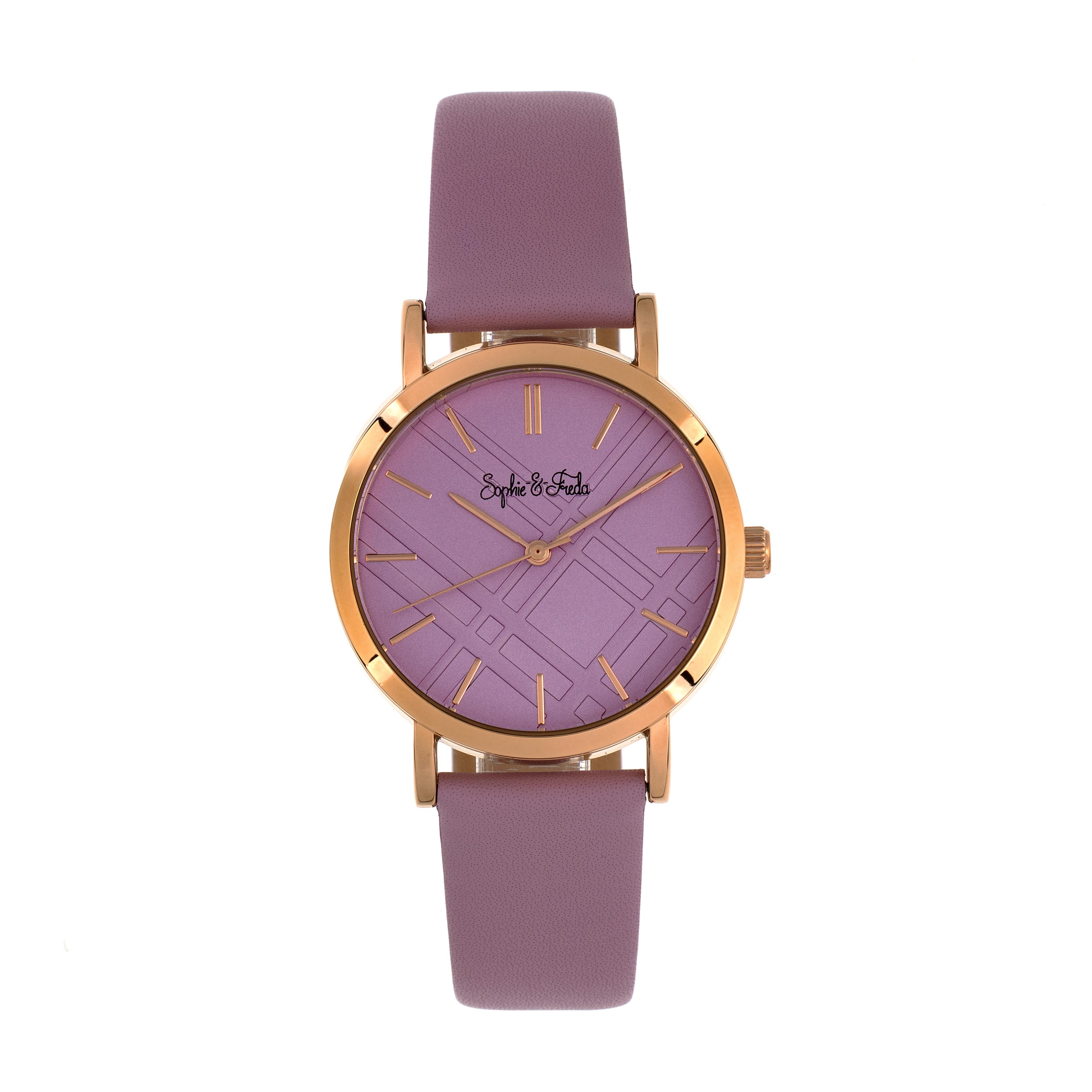 Montre à bracelet en cuir Sophie et Freda Budapest